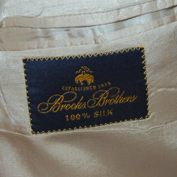 Brooks Brothers 2 Button Silk Royal Blue Blazer - Picture 6 of 8